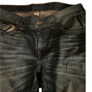 True Religion Dark Blue Slim Straight Jeans